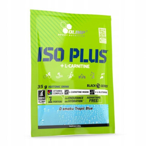 Olimp Iso Plus Powder Elektrolity 35g Tropic Blue