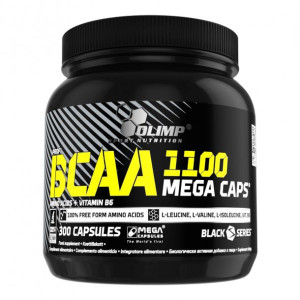 Bcaa Mega Caps 1100mg 300 Kaps Aminokwasy