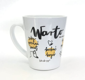 Kubek Latte Warto Istnieć