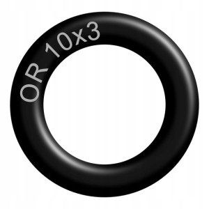 Oring 10x3 NBR70 gumowy olejoodporny (1 szt)