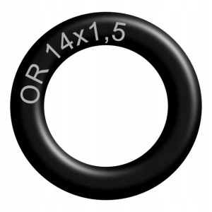 Oring 14x1,5 NBR70 gumowy olejoodporny (1 szt)