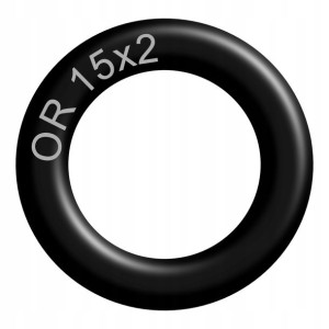 Oring 15x2 NBR70 gumowy olejoodporny (10 szt)