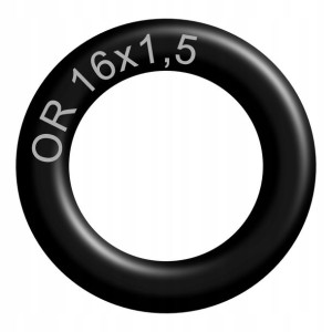 Oring 16x1,5 NBR70 gumowy olejoodporny (1 szt)