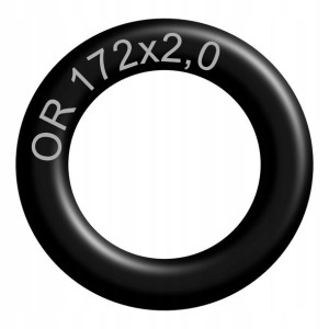 Oring 172x2 NBR70 gumowy olejoodporny (1 szt)