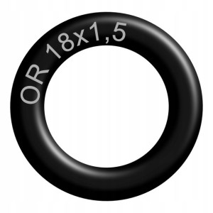 Oring 18x1,5 NBR70 gumowy olejoodporny (1 szt)