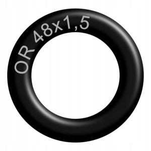 Oring 48x1,5 NBR70 gumowy olejoodporny (1 szt)