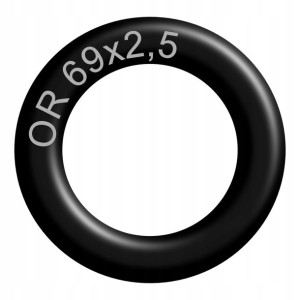 Oring 69x2,5 NBR70 gumowy olejoodporny (1 szt)
