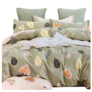 Pościel 100% satyna bawełniana 200x220 dwustronna CW-1441 Premium