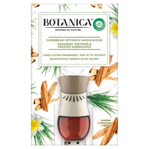 Air Wick Botanica odświeżacz powietrza Karaibski Wetiwer & Drzewo Sandałowe