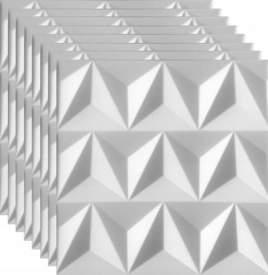 Panele Białe Kasetony Sufitowe 3d Matrix 2m2
