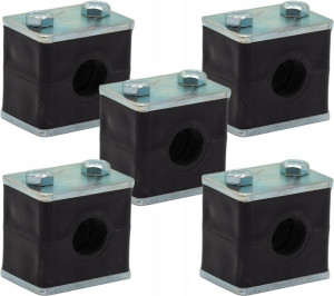 5X obejma uchwyt mocowanie 1x14mm do rur przewodów