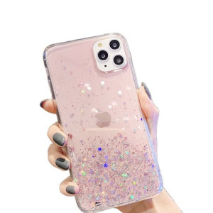 Etui Brokat Do Xiaomi Redmi Note 10 Pro Różowe + Szkło 9H