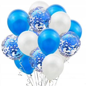 Zestaw balonów niebieskie balony balon