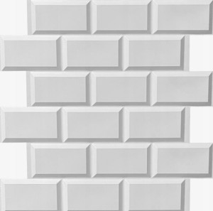 Panel Scienny Samoprzylepny Biale Kafle 3d Pcvs06