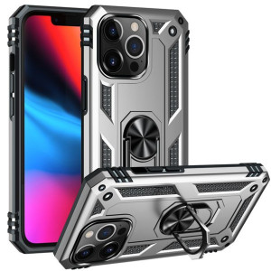 Etui Pancerne Armor Ring Holder Do Samsung Galaxy S9 Srebrne + Folia