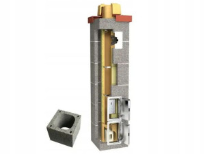 Komin ceramiczny gaz Plewa Uni Las Plus 14/14 5m