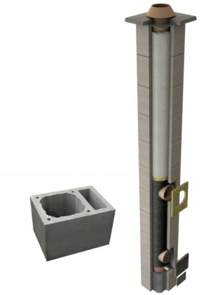 Komin ceramiczny Jawar PS ECO 50X36 fi 180 7m +1W