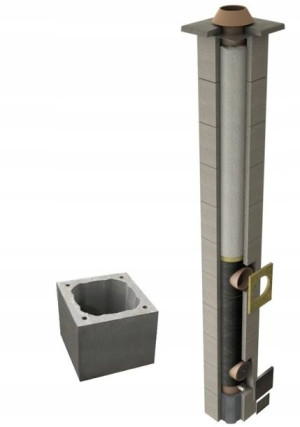 Komin ceramiczny Jawar PS ECO 36X36 fi 180 5m