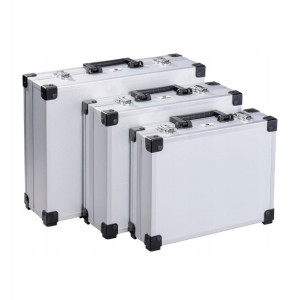 Zestaw walizek 3x walizka narzędziowa aluminium
