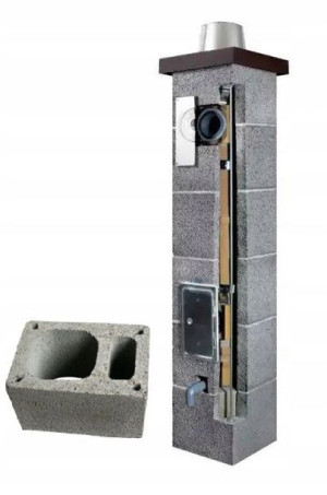 System komin gazowy Osmose Osmo Las fi 160 7m KW