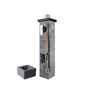 System kominowy gazowy Osmose Osmo Las fi 160 7m
