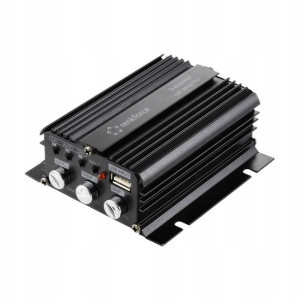 Wzmacniacz samochodowy Bluetooth USB 2 kanały 100W