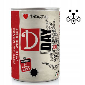 Disugual D-day z Wołowina dla kotów 400g