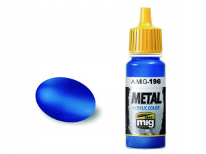 Farba akrylowa Warhead metallic blue A.MIG196 AMMO