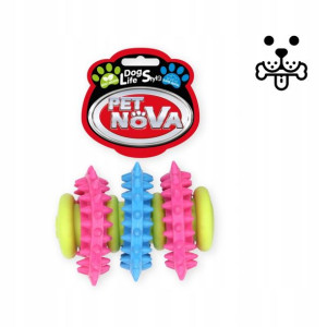 Gryzak - kość superdental kolorowa 7 cm
