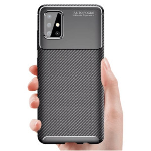 Etui Karbon Na Realme Realme 9 Czarne + Folia