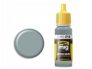 Farba akrylowa Silver grey A.MIG212 AMMO Mig