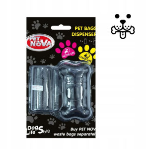 Pet Nova dyspenser + rolka 20 szt