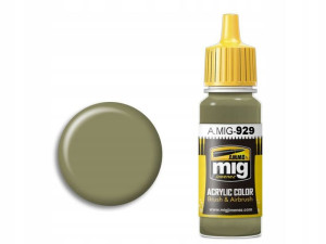 Farba akrylowa Olive drab shine A.MIG929 AMMO Mig