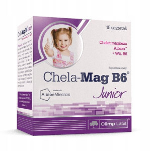 Chela-mag B6 Junior Pomarańcza Magnez 15 Saszetek