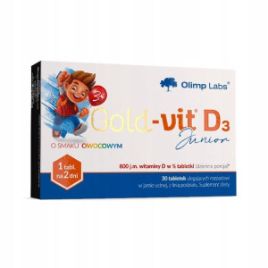 GOLD-VIT D3 JUNIOR 800j.m. vit. D3 x 30 tabl.