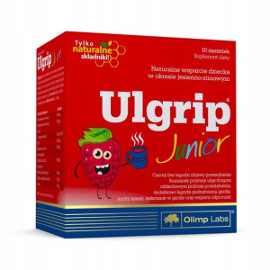 ULGRIP Junior DLA DZIECI 10saszet malinowych
