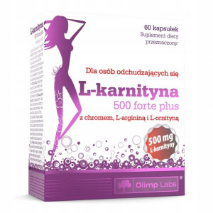 L-karnityna 500 Forte Plus Redukcja 60 Cabs