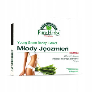 Młody Jęczmień Premium odchudzanie 30 kaps