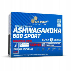 Ashwagandha 600 Sport Ksm-66 60 Caps Żeń Szeń