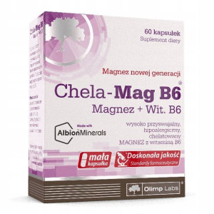 Chela-mag B6 Przyswajalny Magnez 60cabs