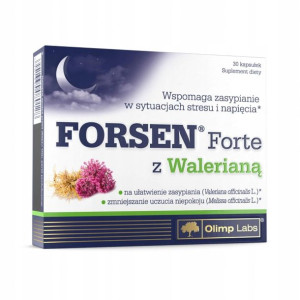 Forsen Forte Z Walerianą Zdrowy Sen 30 Cabs