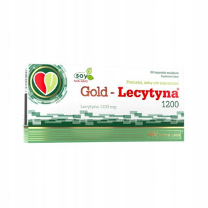 Gold Lecytyna 1200mg Lepsza Pamięć 60 Cabs