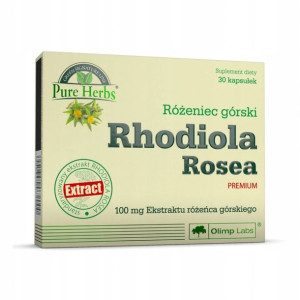 RHODIOLA Rosea Premium różeniec górski 30 kabs.