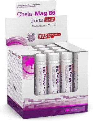 20x Olimp Chela-Mag B6 Forte Shot 25 ml Orange HIT