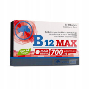 B12 Max Mocna Witamina B12 60 Cabs