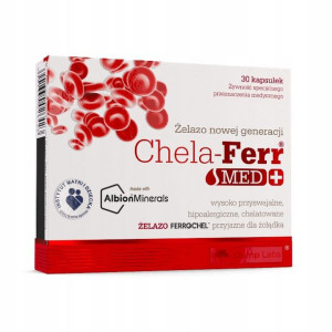 Chela-ferr Med Mocne Żelazo 30 Cabs