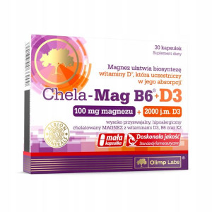 Chela-mag B6 + D3 30 Cabs