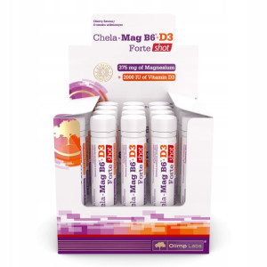 Chela-mag B6+d3 Forte Shot 20x25ml Magnez