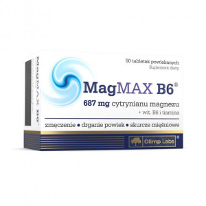 Magmax B6 Magnez Skurcz Stres Zmęczenie 50 Tbas