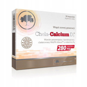 Chela-calcium D3 30 Kaps Mocne Zęby I Kości